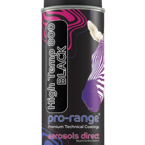 Pro Range - High Temperature 800°C Black Aerosol 400ml